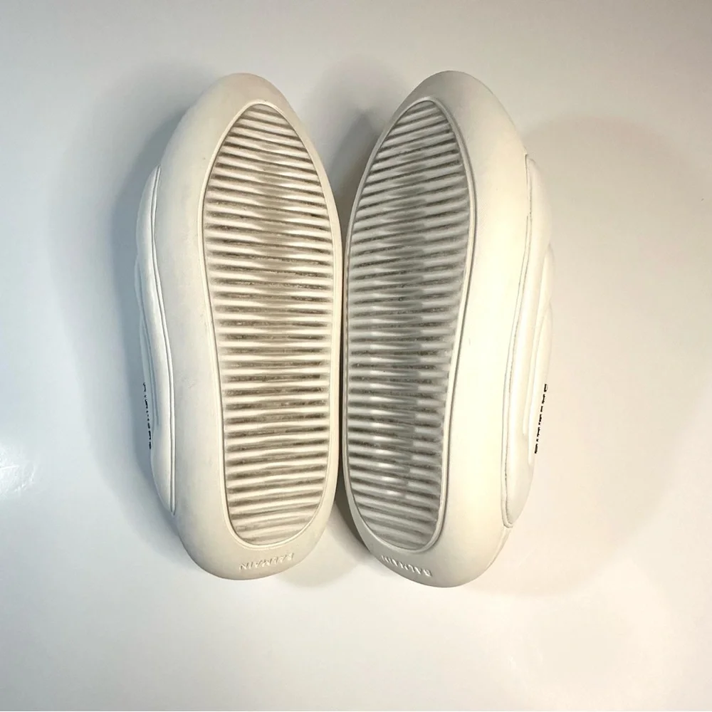 Balmain White B-IT Mules Men’s 7  Women’s 9